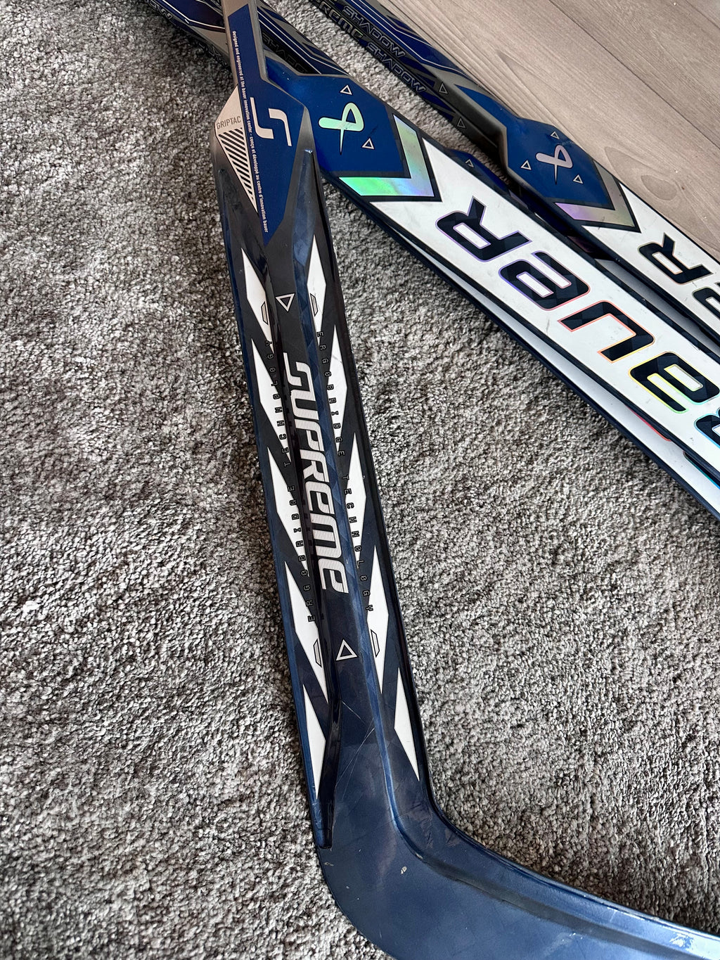 NCAA Bauer Shadow 24” Full Right Pro Stock Goalie stick #4
