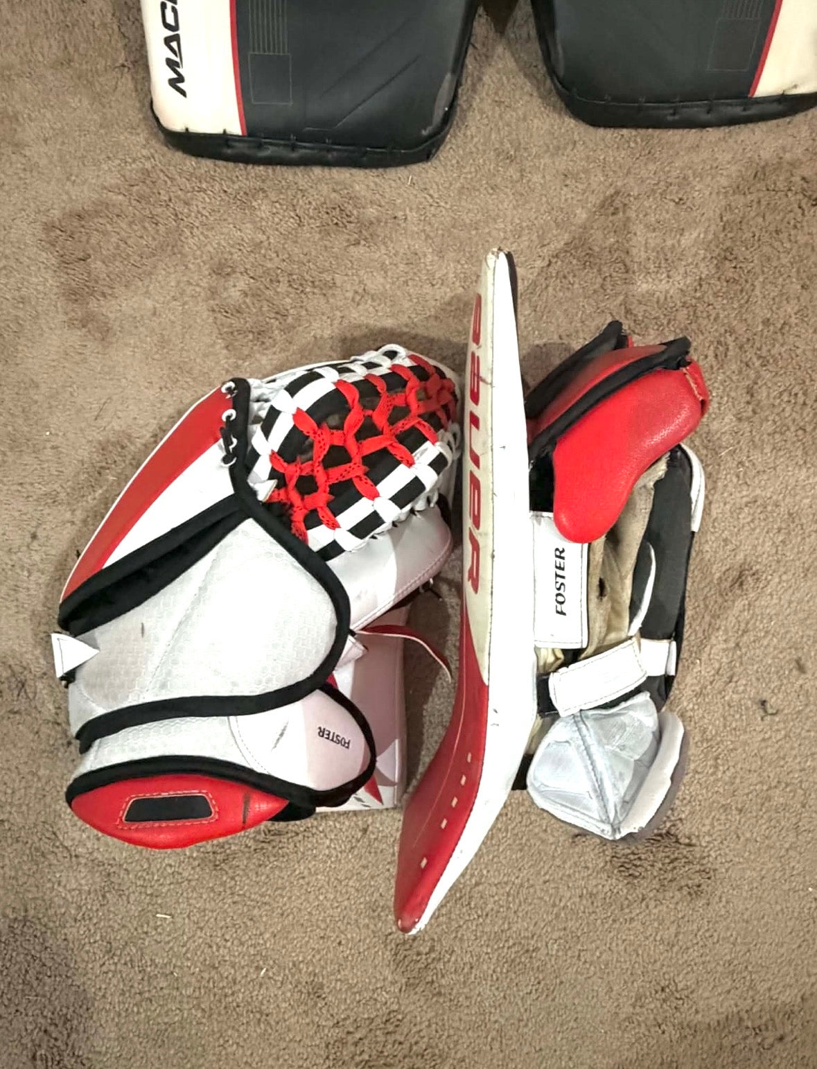 Bauer Mach 34+1 Regular Goalie Full Set Pro Stock