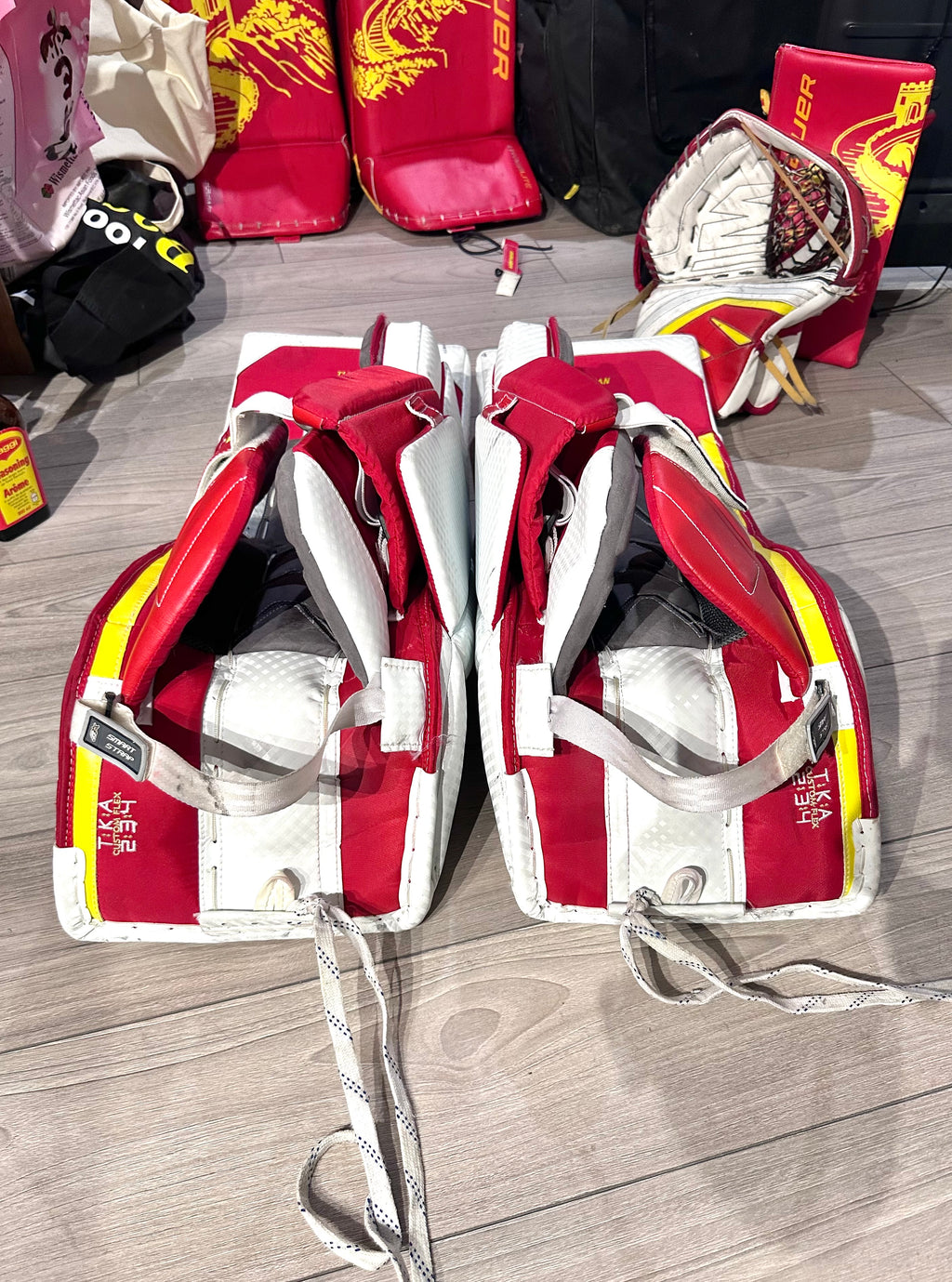 Olymics Return Brian Gnetik V Full Right 32+1 Pro Stock Goalie Full Set