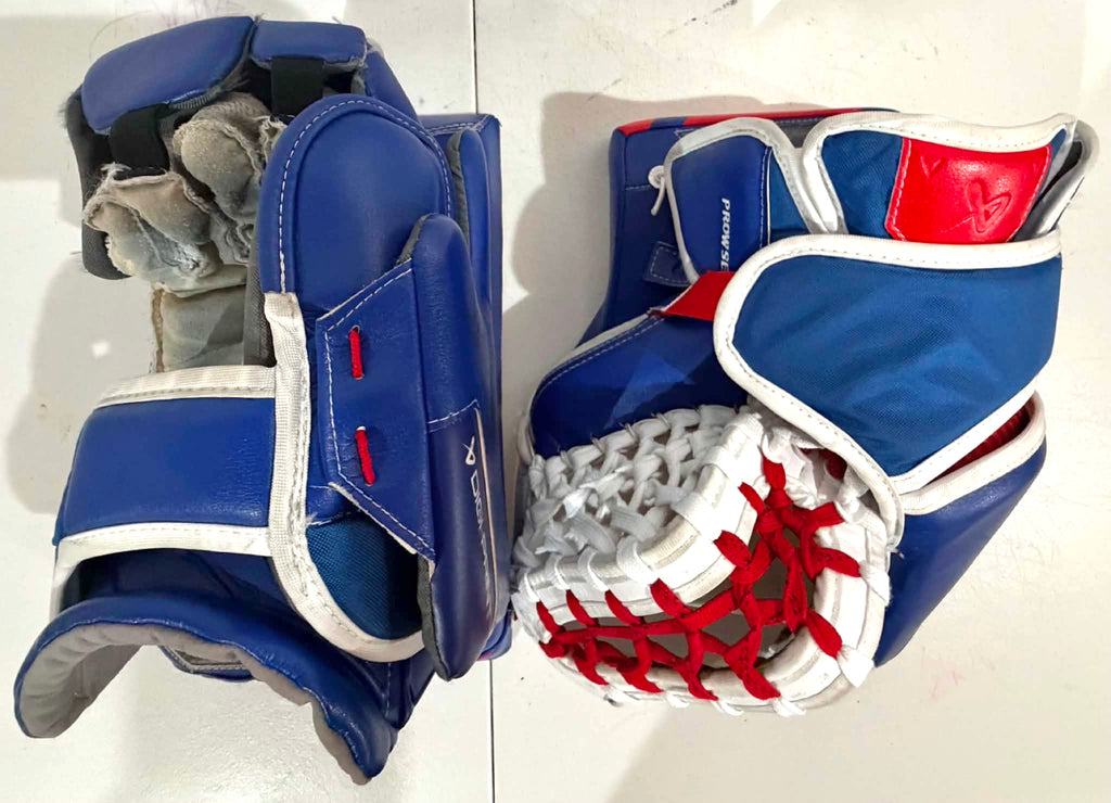 Bauer Digit Print Shadow Pro Stock goalie glove and blocker