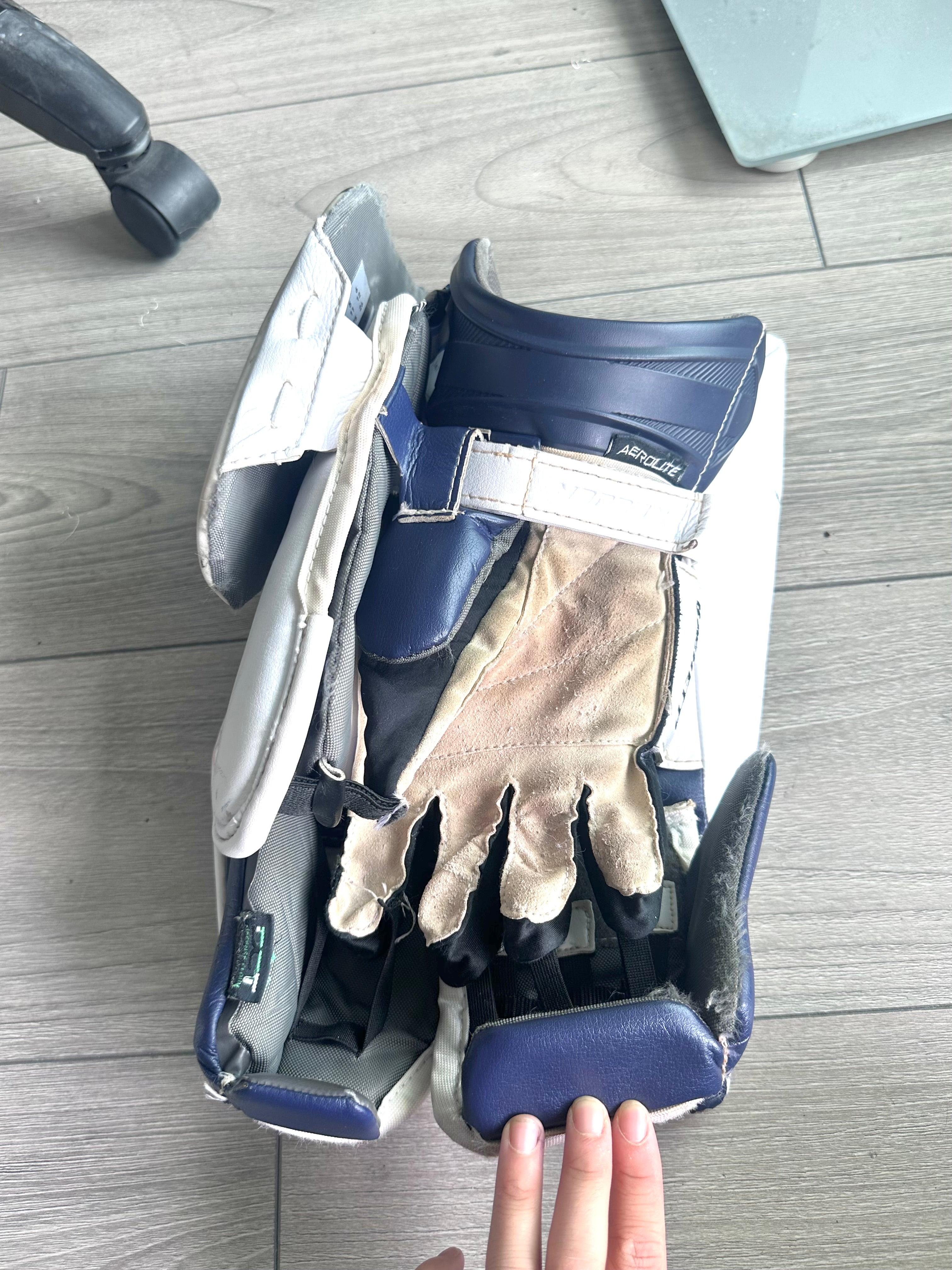 NCAA Bauer digit print Hyperlite 2 34+1 pro stock goalie full set