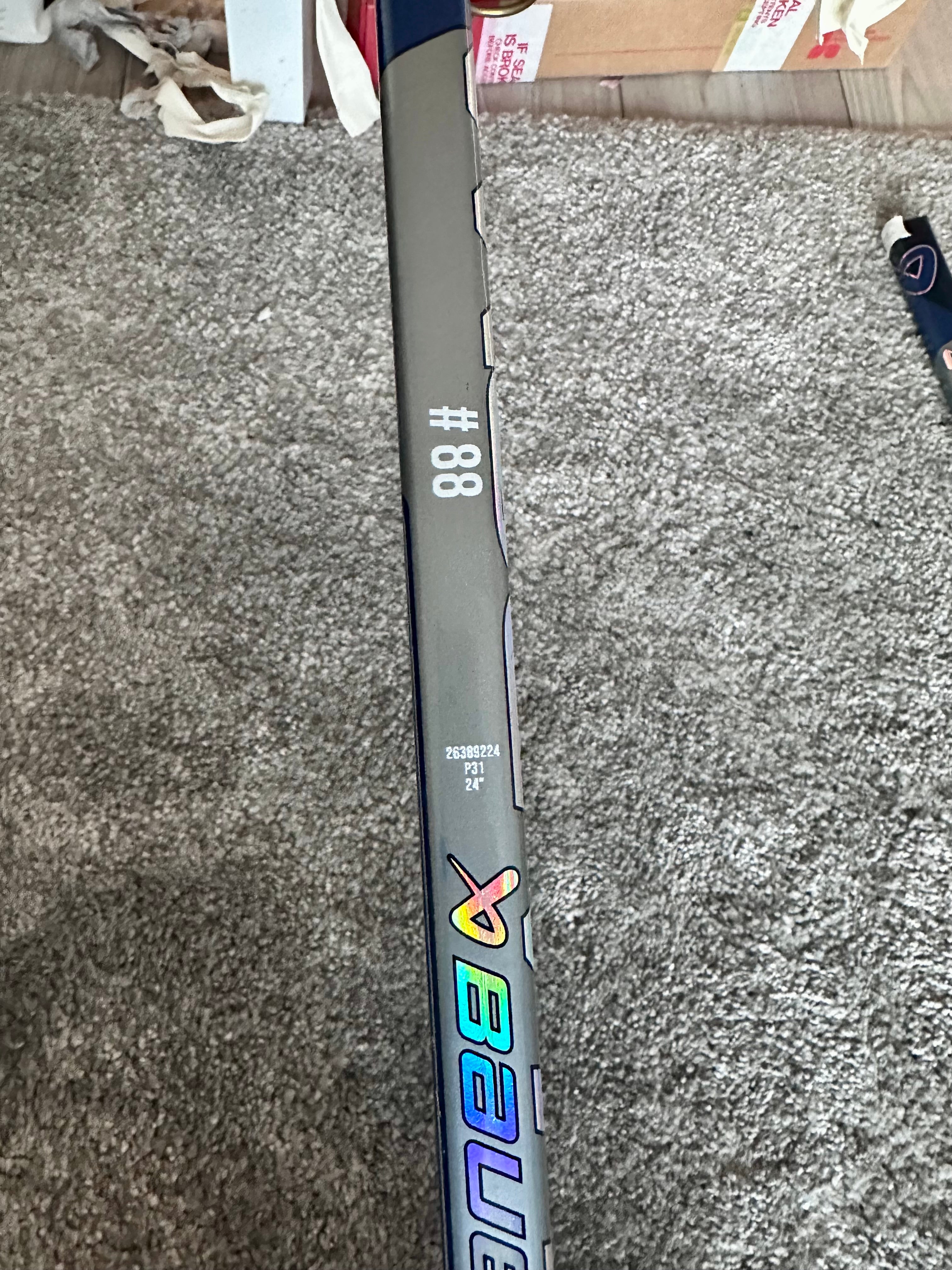 NCAA Bauer Shadow 24” Full Right Pro Stock Goalie stick #4
