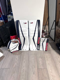 New NCAA Vaughn V9 Pro Carbon Full Right 31+2 Goalie Pro Stock Full Set