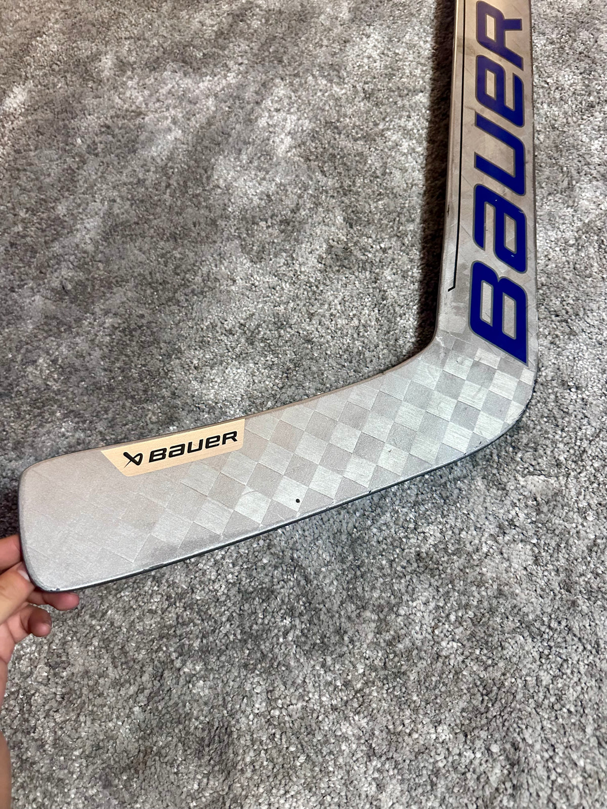 New NCAA Bauer mach 25” Full Right Pro Stock Goalie Stick #3