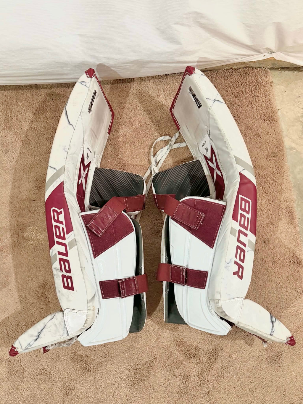 NCAA Bauer Hyperlite 2 35+1 Pro Stock Goalie Full Set
