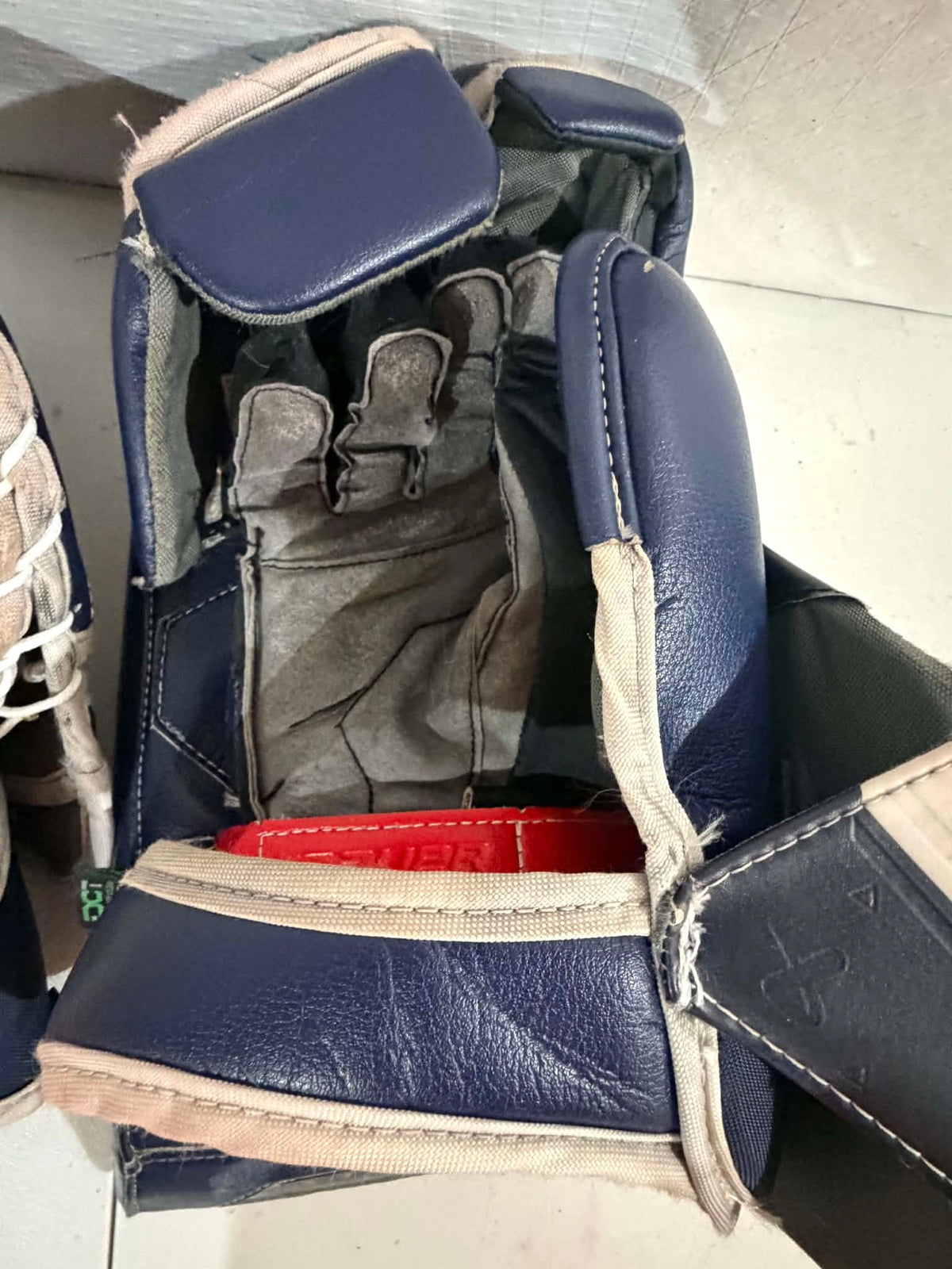 Bauer Supreme Shadow Regular Pro Stock glove and blocker set