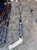 NCAA Bauer Shadow Full Right 24" White Pro Stock Goalie Stick #6