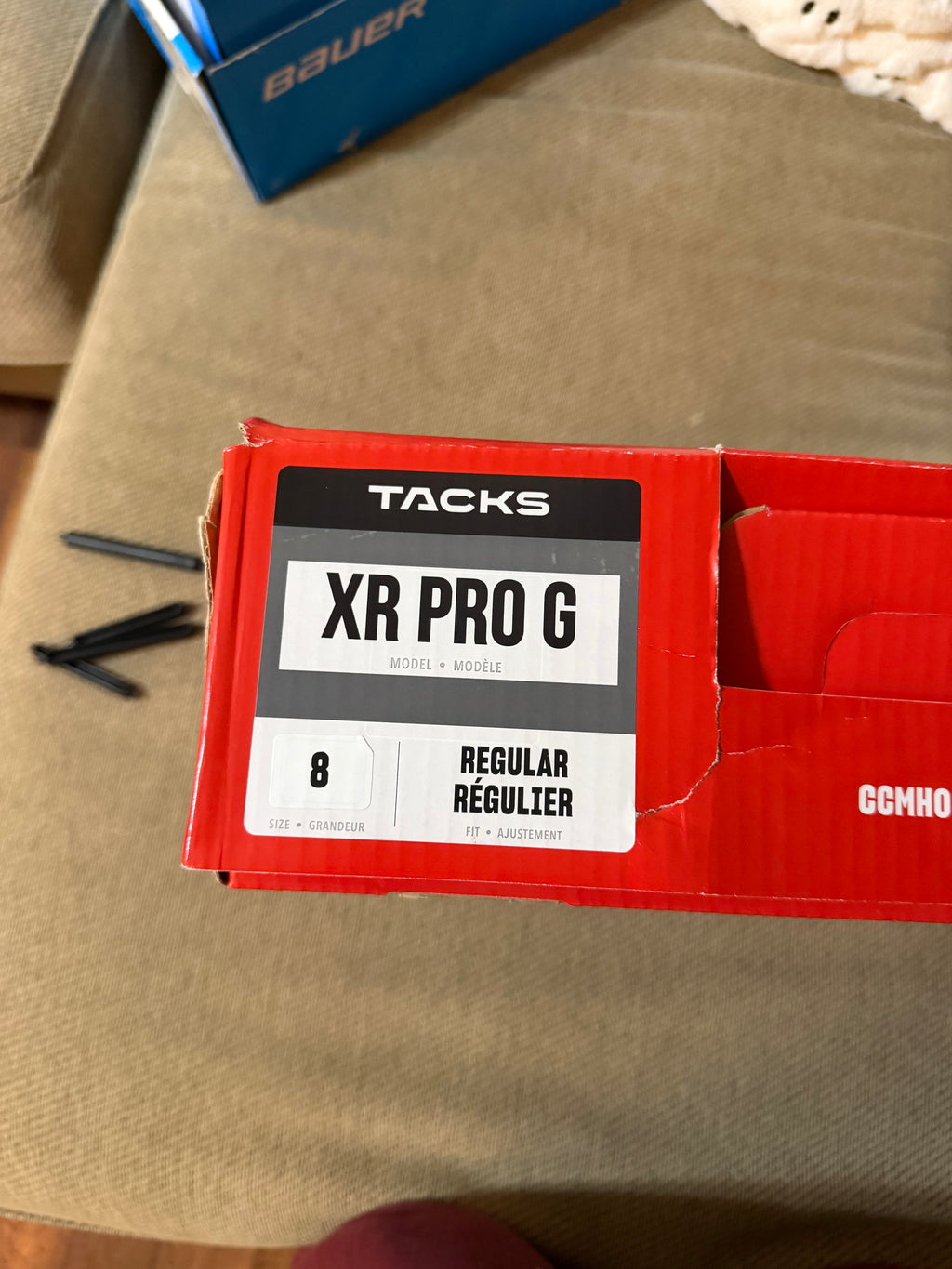 New 2026 CCM Tacks XR Hockey size 8 Goalie Skates