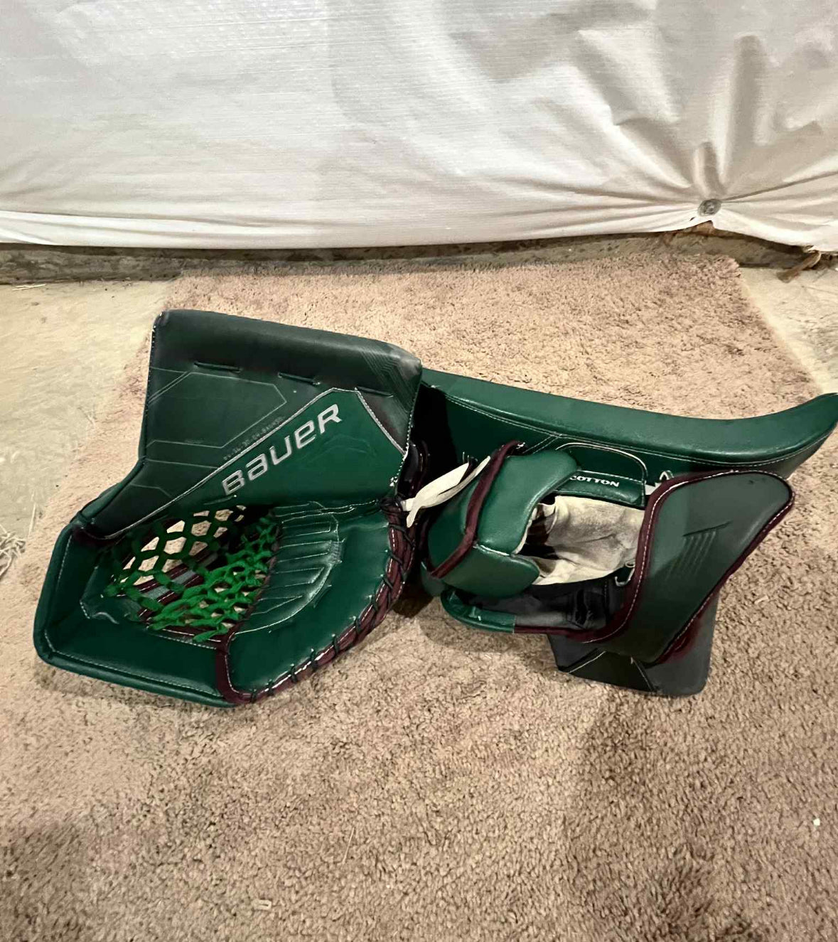 Bauer Mach Full Right 35+1 Goalie Pro Stock Full Set