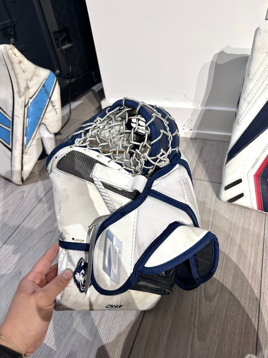 NCAA Brian Optik 2 32+1 Full Right Pro Stock Goalie Full Set