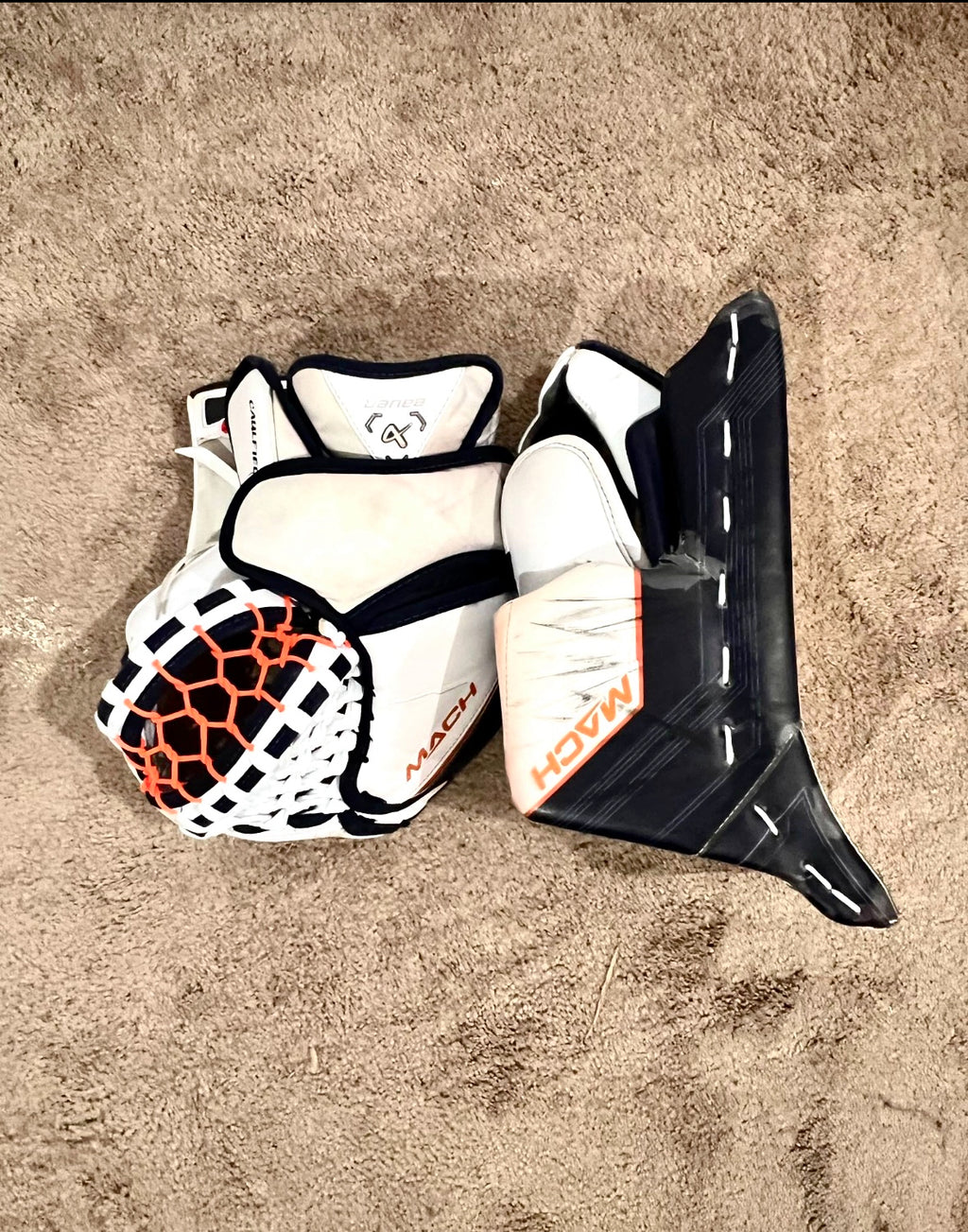 Bauer Mach 34+1 Goalie Full Set Pro Stock