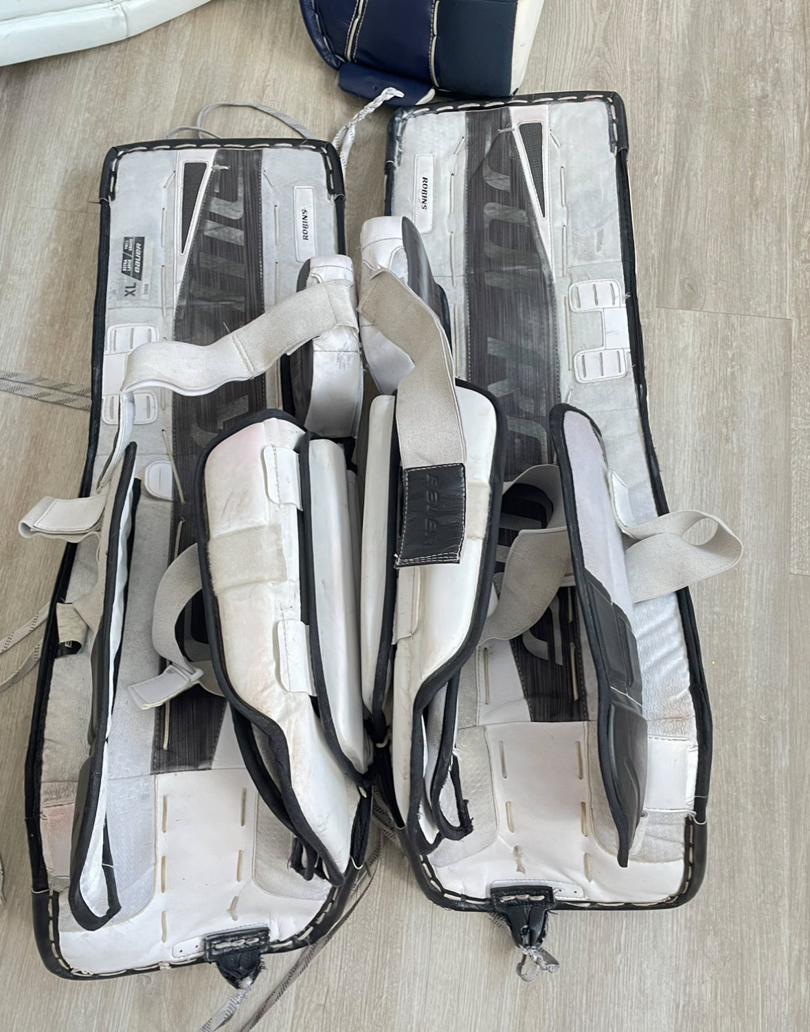 Bauer supreme Ultrasonic 36+1 pro stock goalie pads