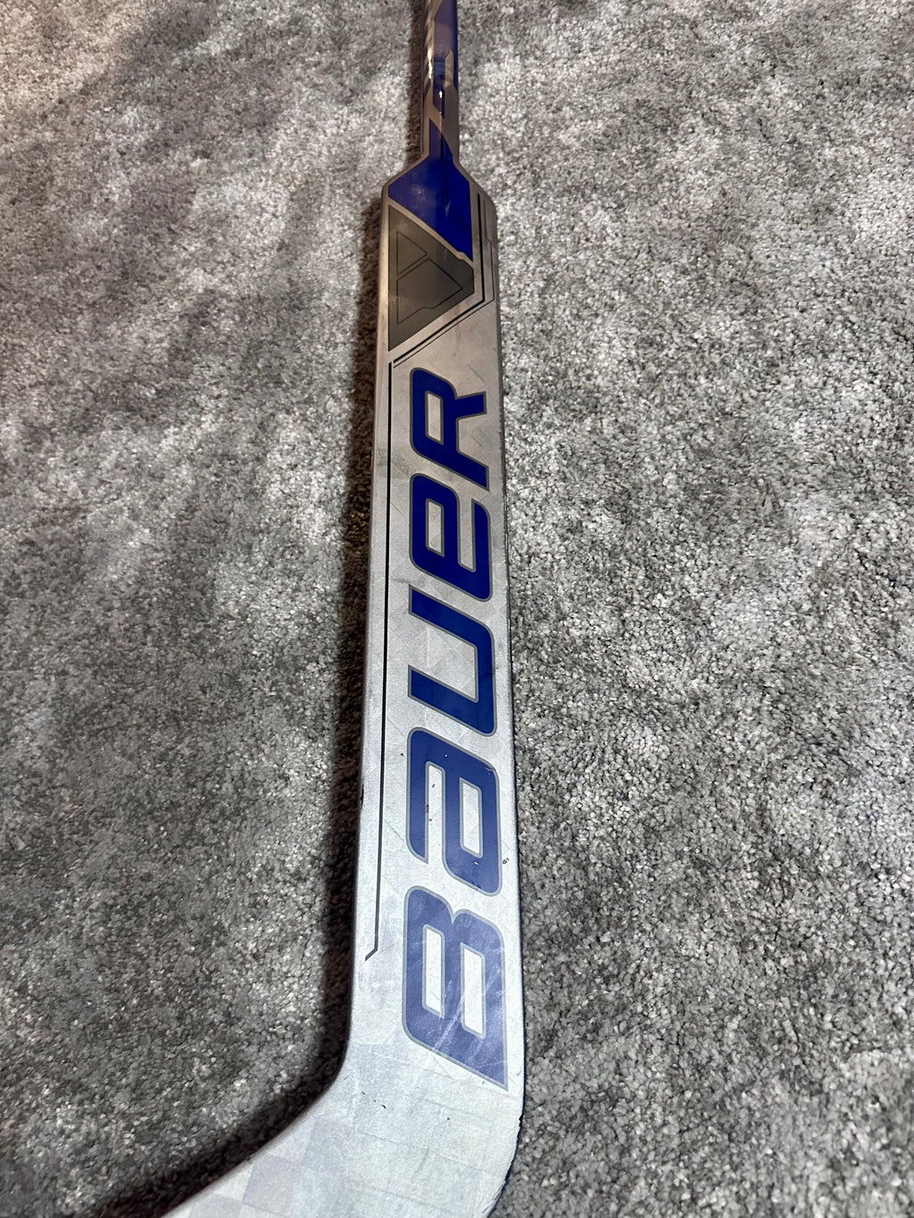 New NCAA Bauer mach 25” Full Right Pro Stock Goalie Stick #3