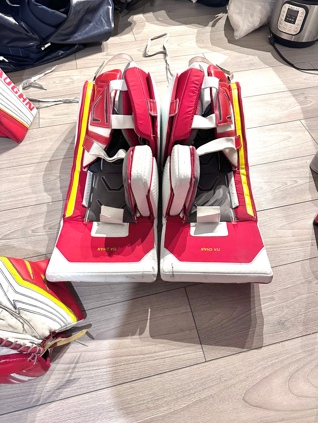 Olymics Return Brian Gnetik V Full Right 32+1 Pro Stock Goalie Full Set