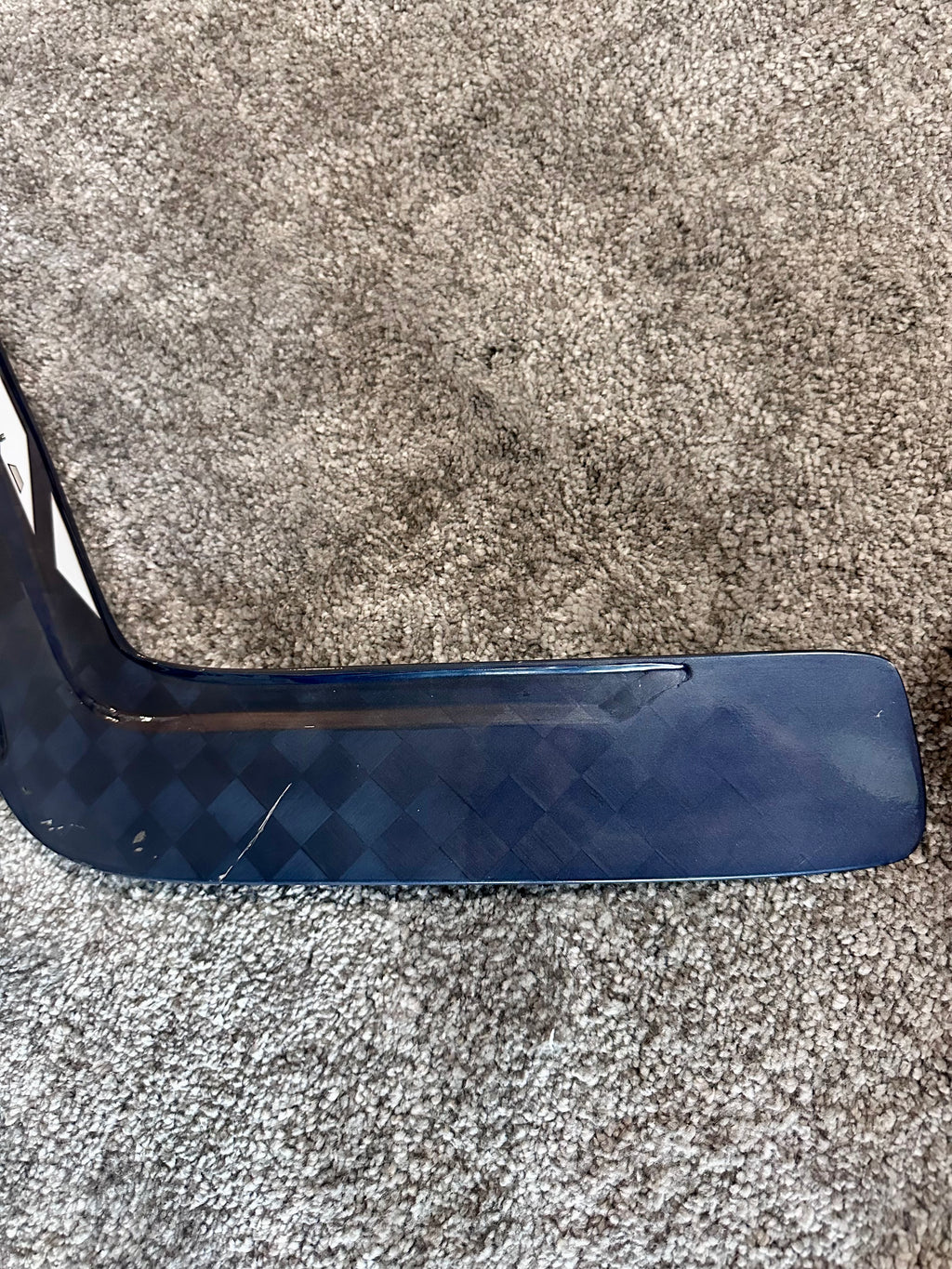 NCAA Bauer Shadow Full Right 24" Navy Pro Stock Goalie Stick #6