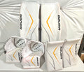 Bauer Flylite Full Right 35+1 Goalie Pro Stock Full Set with two glove sets