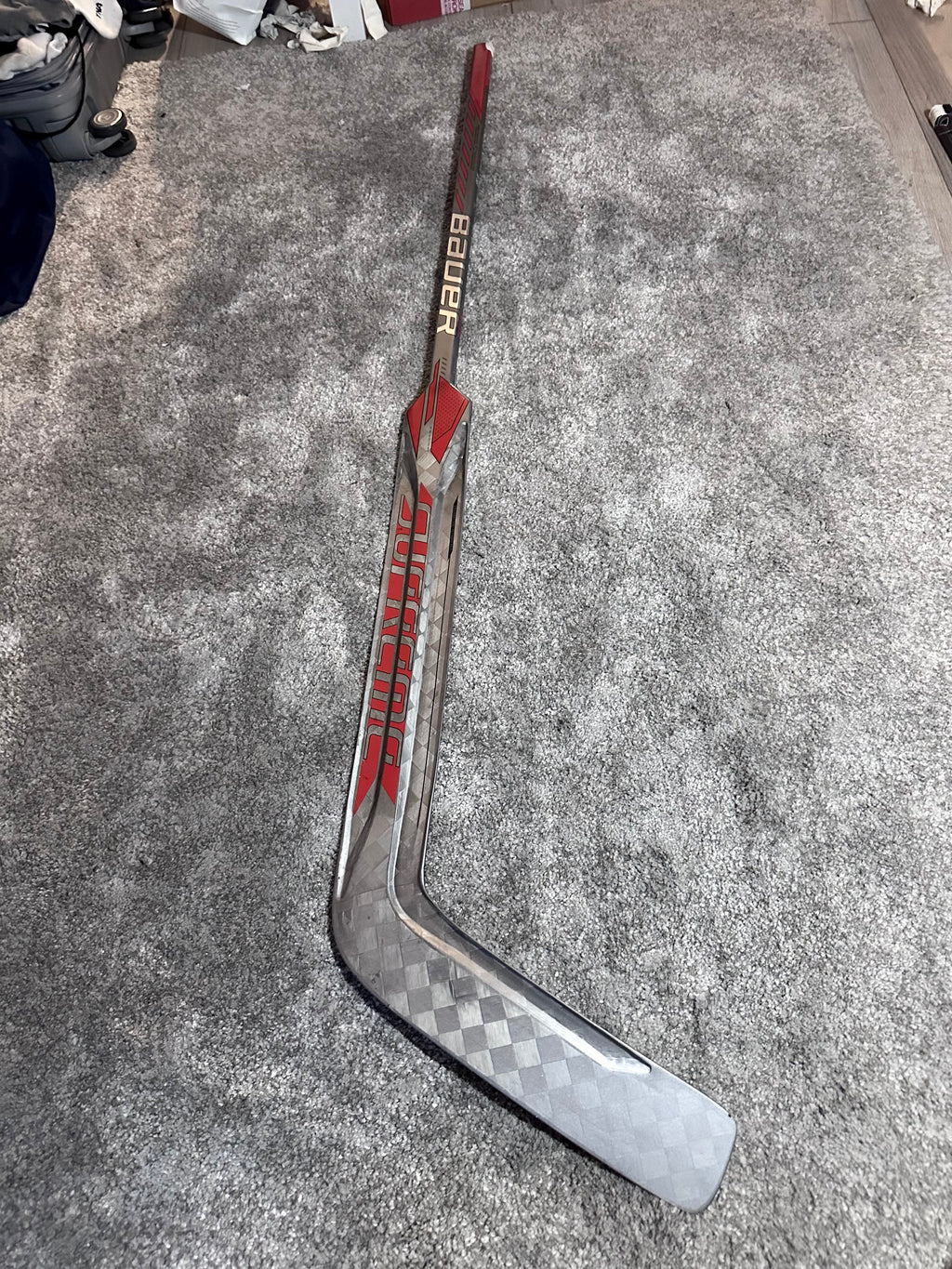 NCAA Bauer mach Full Right 25" Pro Stock Goalie Stick