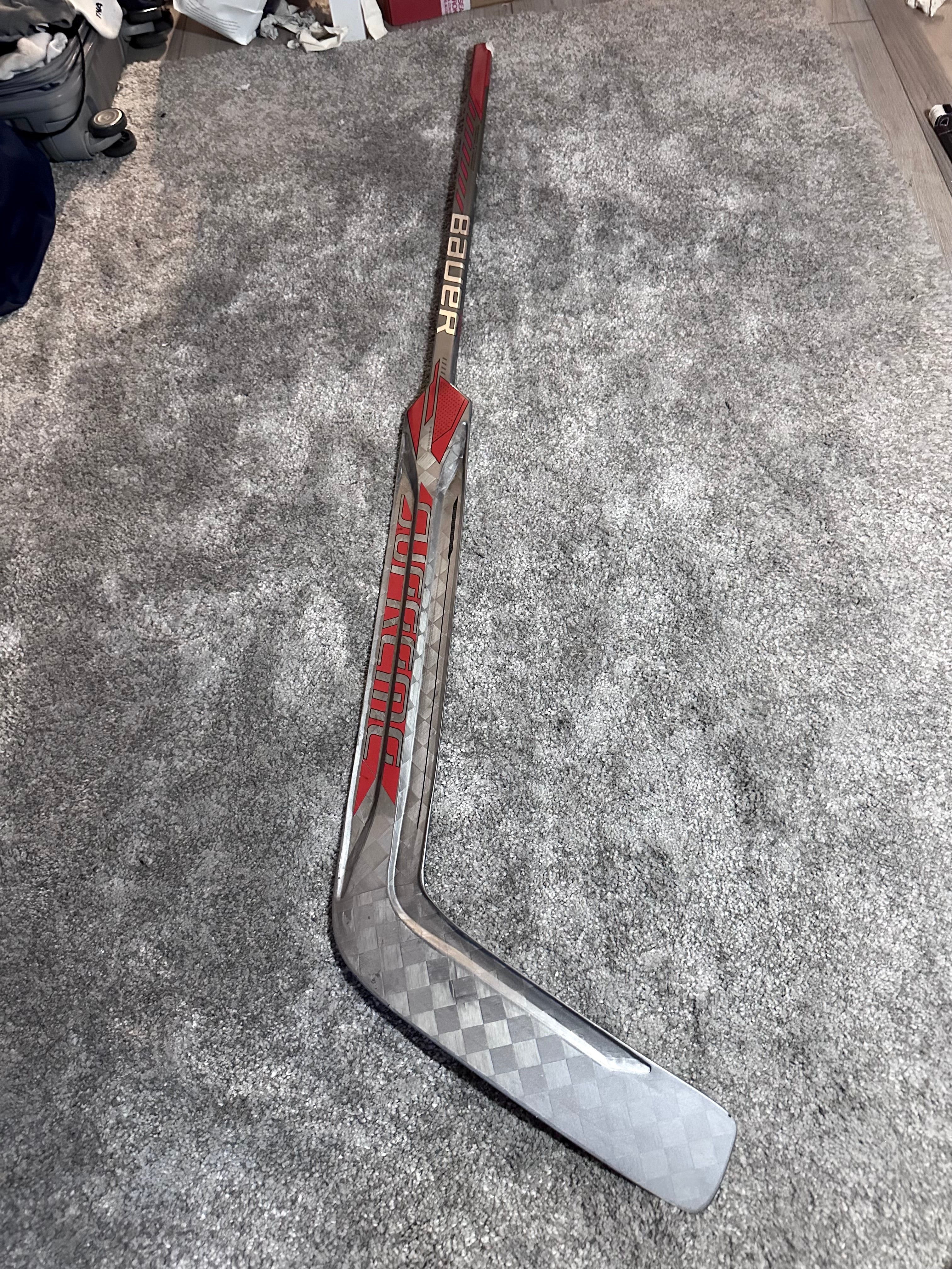 NCAA Bauer mach Full Right 25" Pro Stock Goalie Stick