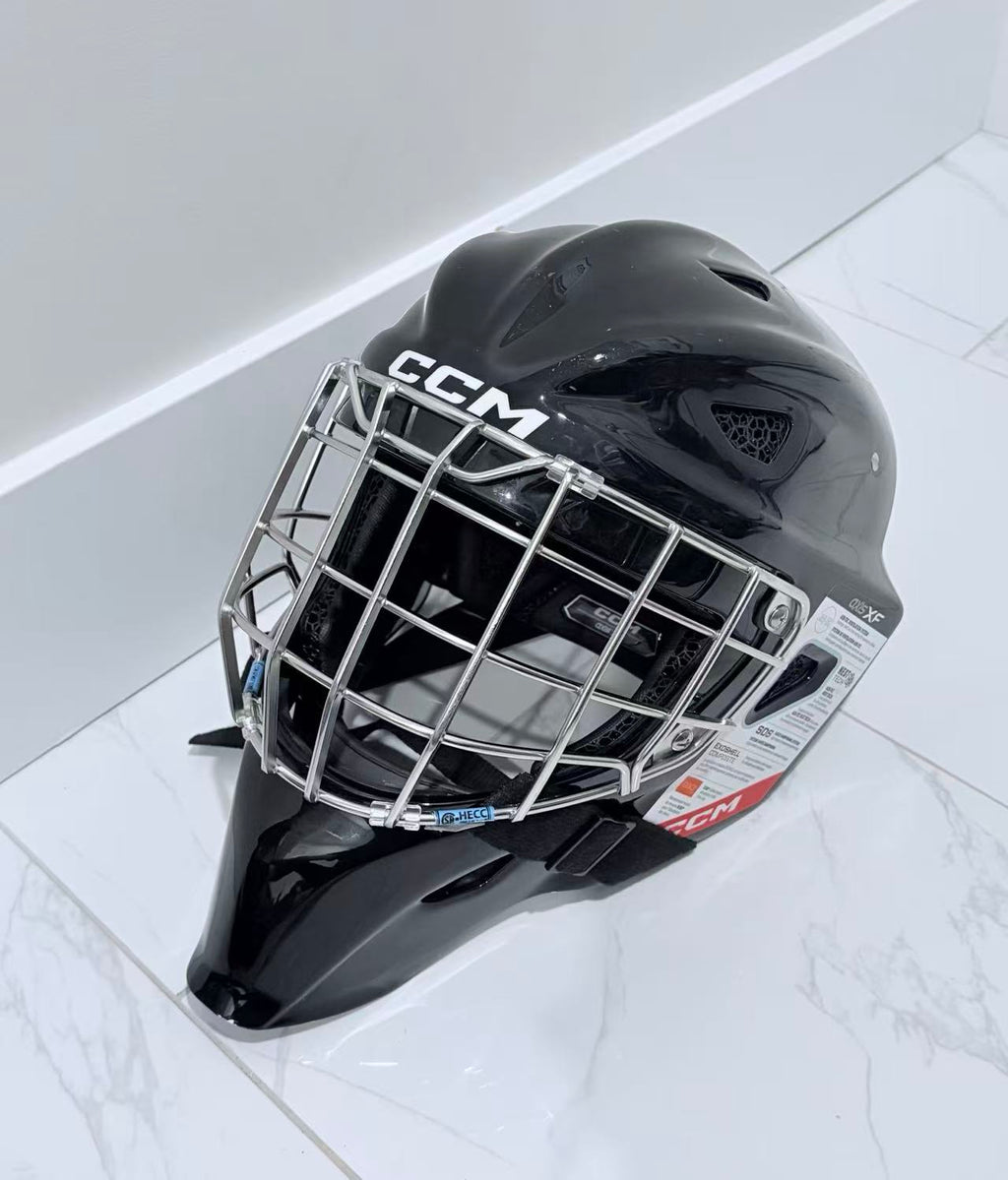 New Black CCM Acis XF Pro Senior Goalie Mask