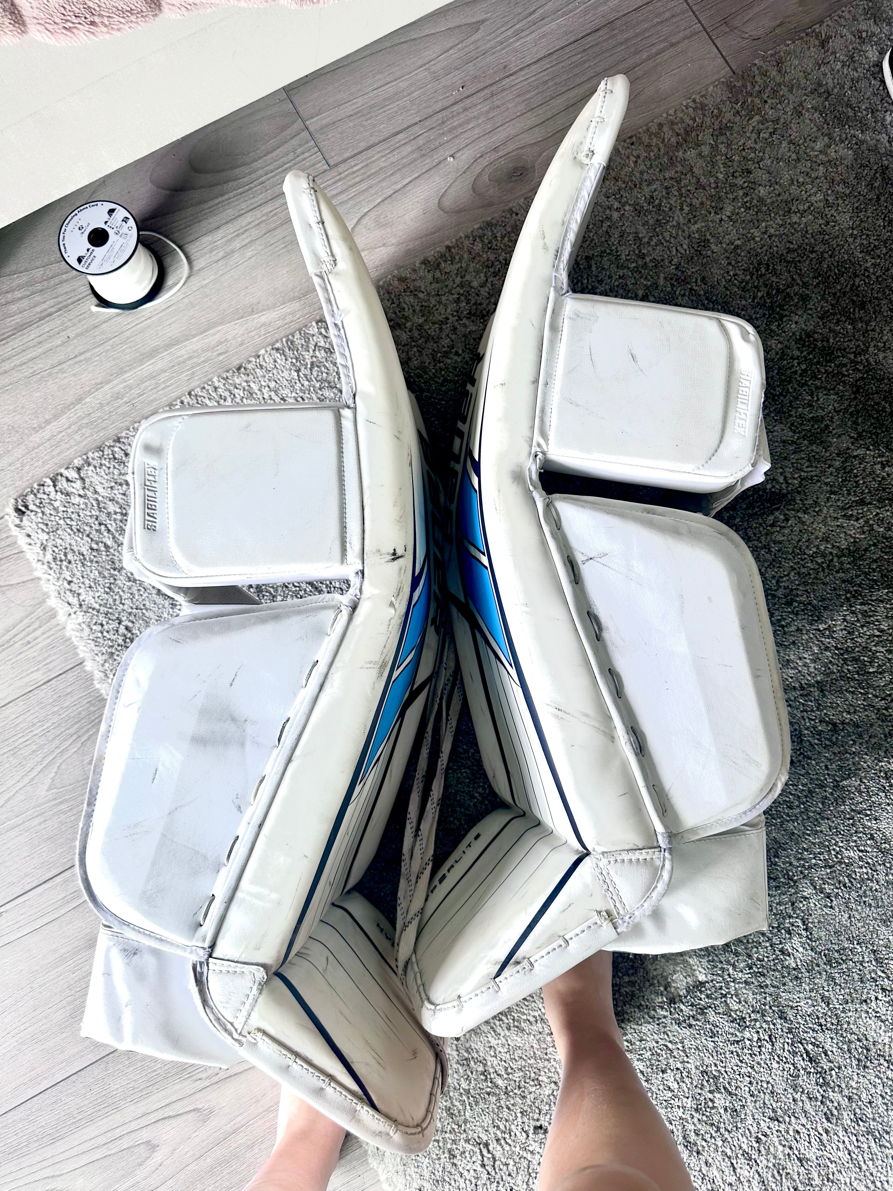 NCAA Bauer digit print Hyperlite 2 34+1 pro stock goalie full set