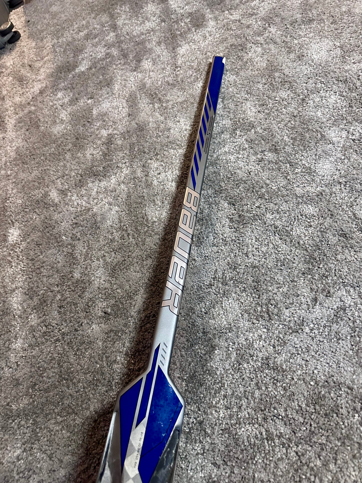 NCAA Bauer Mach 25” Full Right Pro Stock Goalie Stick #4