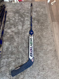 NCAA Bauer Shadow Full Right 24" Navy Pro Stock Goalie Stick #5