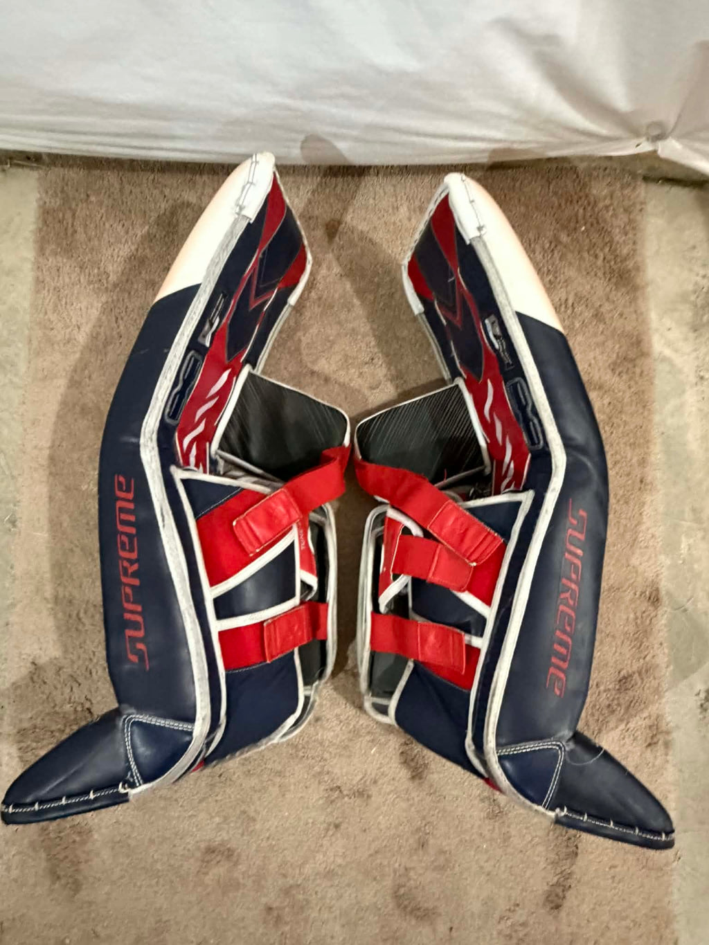 Bauer supreme shadow 35+1 pro stock goalie full set