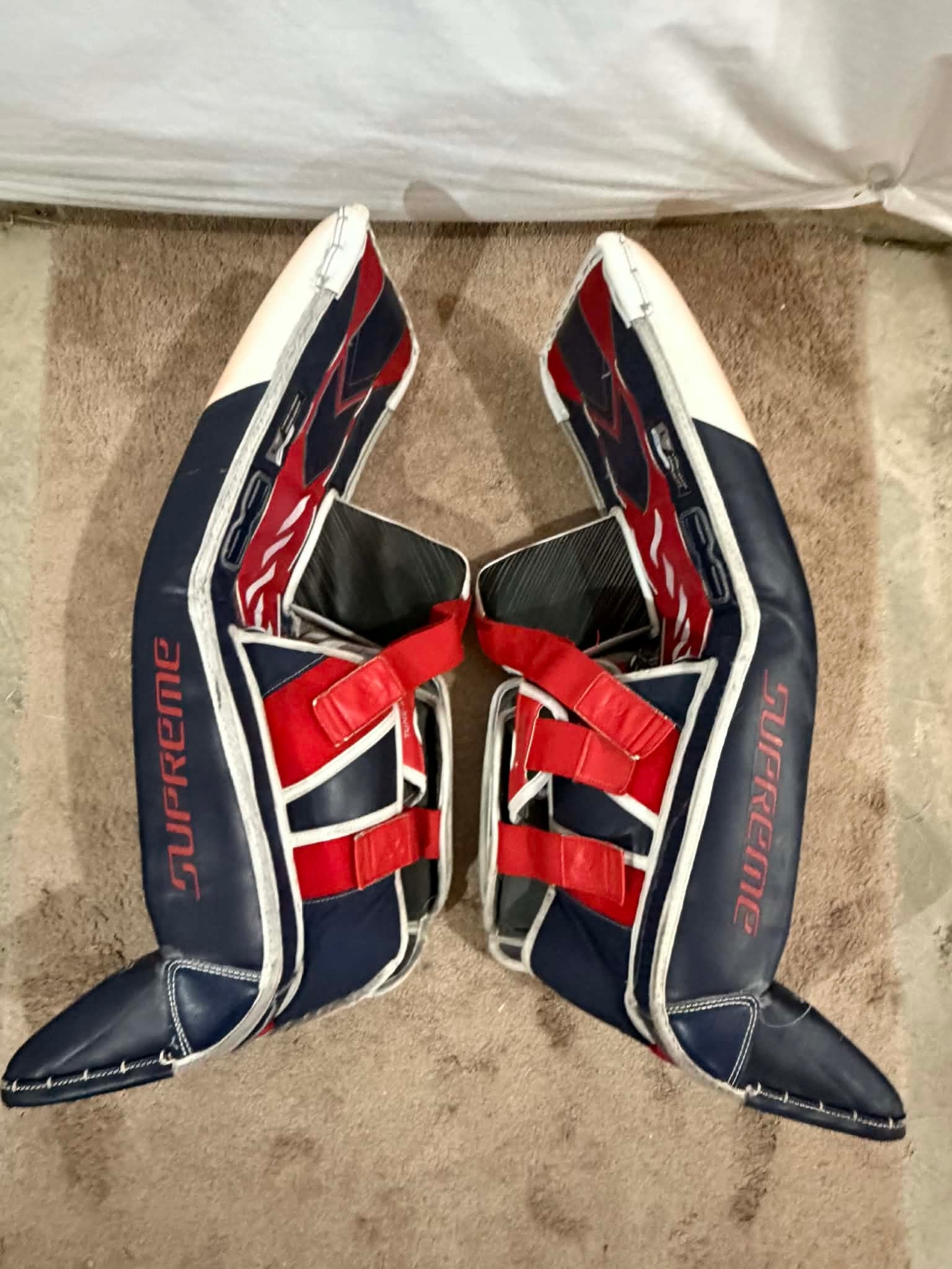 Bauer supreme shadow 35+1 pro stock goalie full set