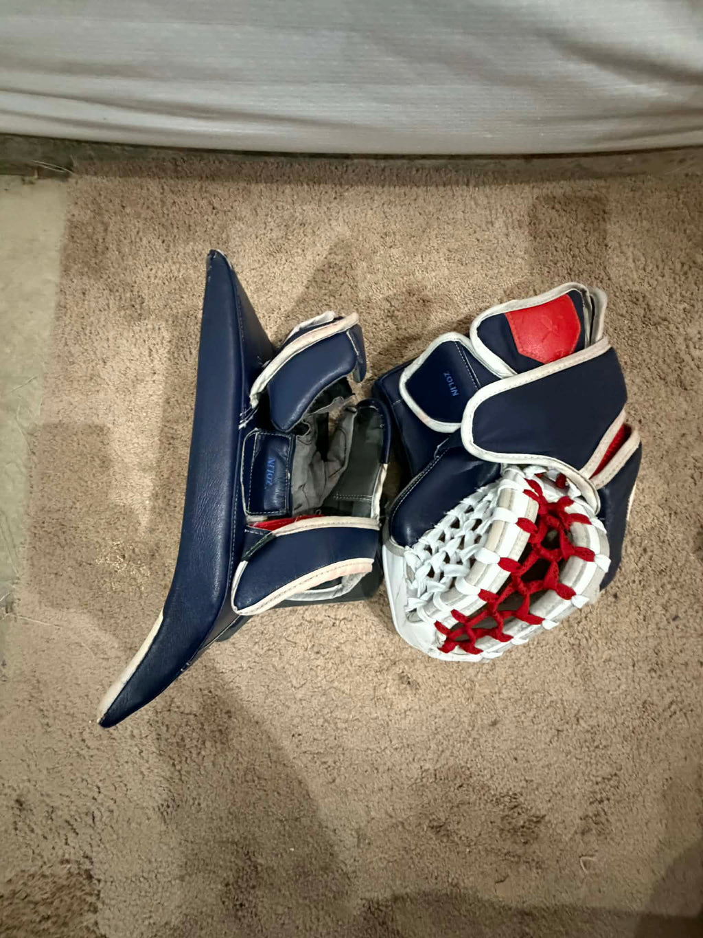 Bauer supreme shadow 35+1 pro stock goalie full set