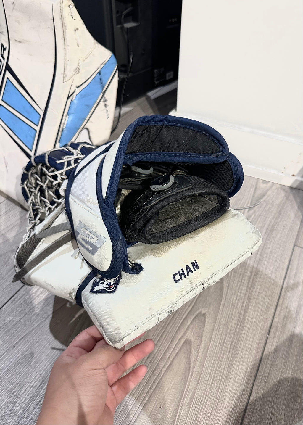 NCAA Brian Optik 2 32+1 Full Right Pro Stock Goalie Full Set