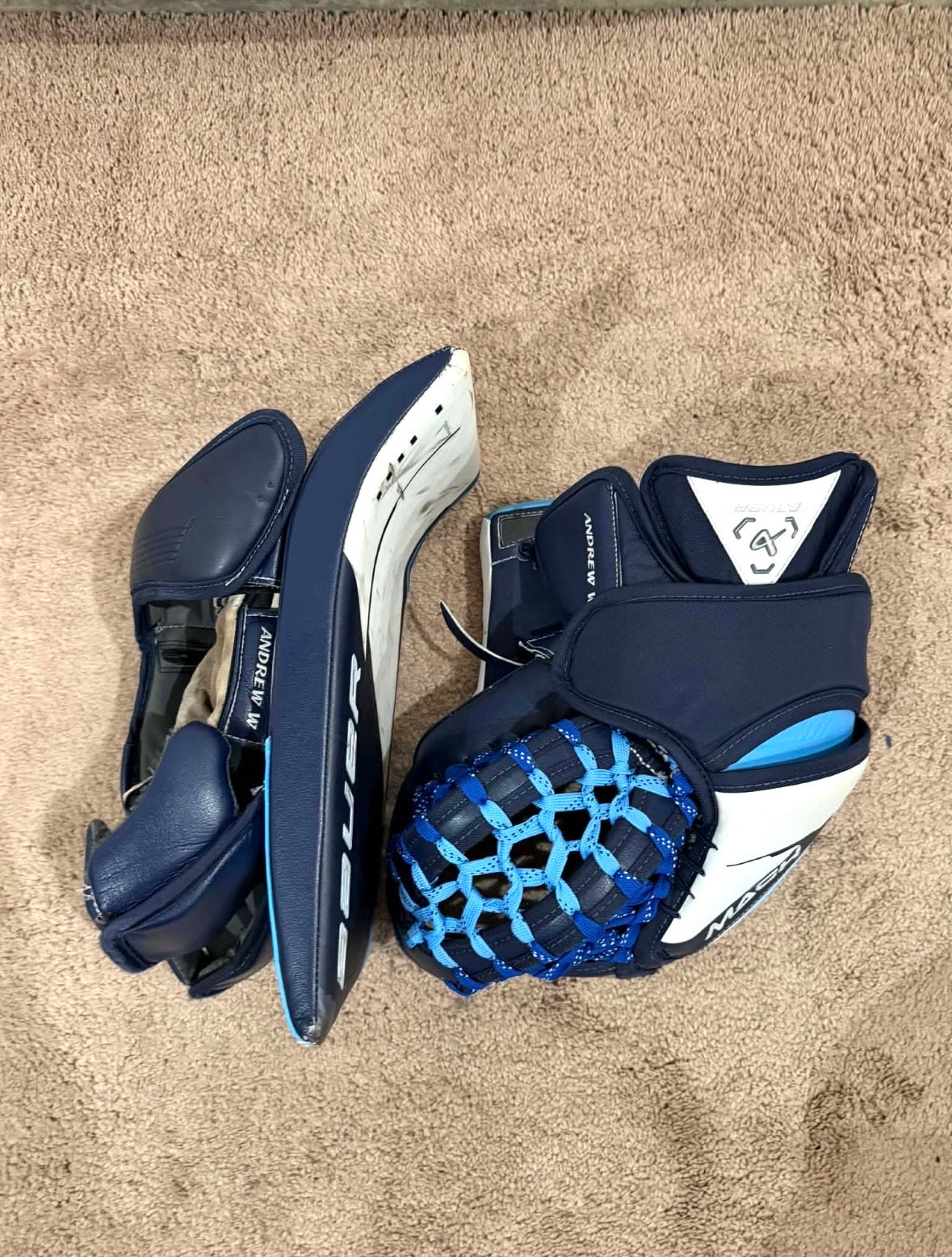 Bauer Mach 34+1 Regular Goalie pro stock Full Set