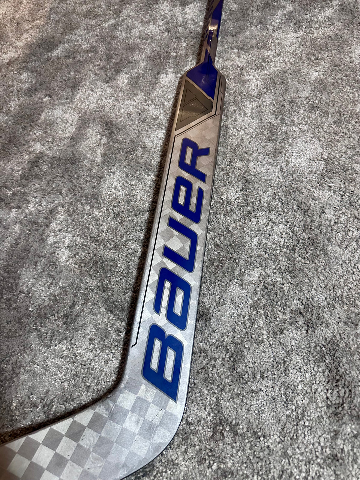New NCAA Bauer Mach 25” Full Right Pro Stock Goalie Stick #1
