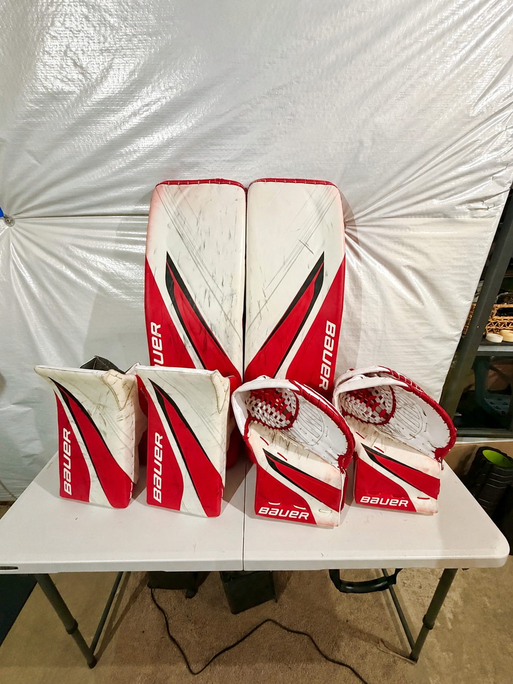 Bauer Supreme Hyperlite 34+1 pro stock goalie full set