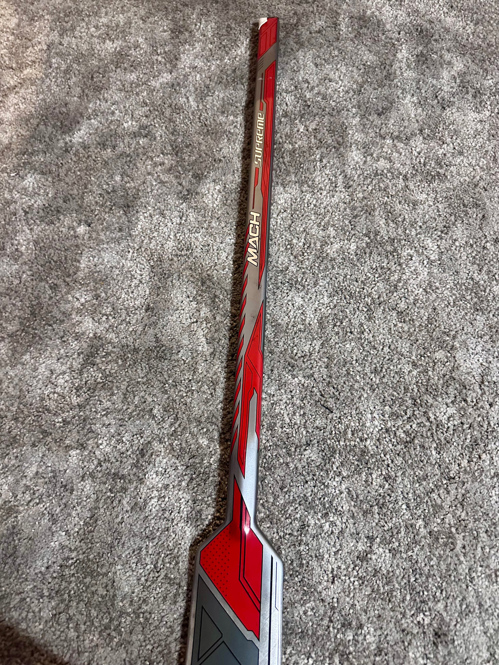 NCAA Bauer mach Full Right 25" Pro Stock Goalie Stick