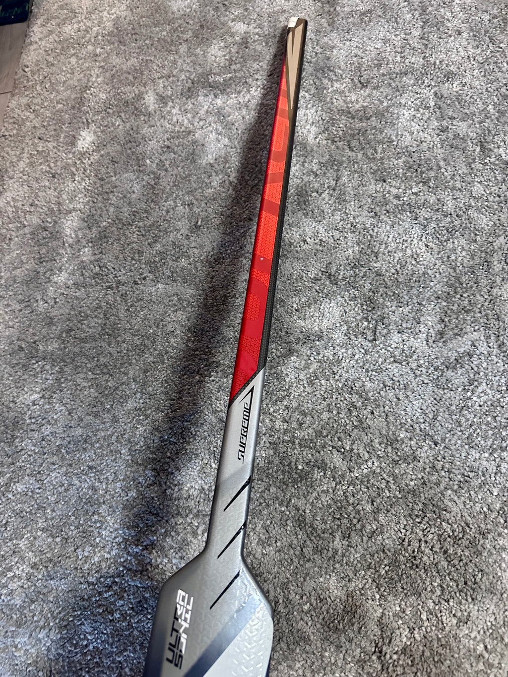 New NCAA Bauer Ultrsonic 25” Full Right Pro Stock Goalie Stick