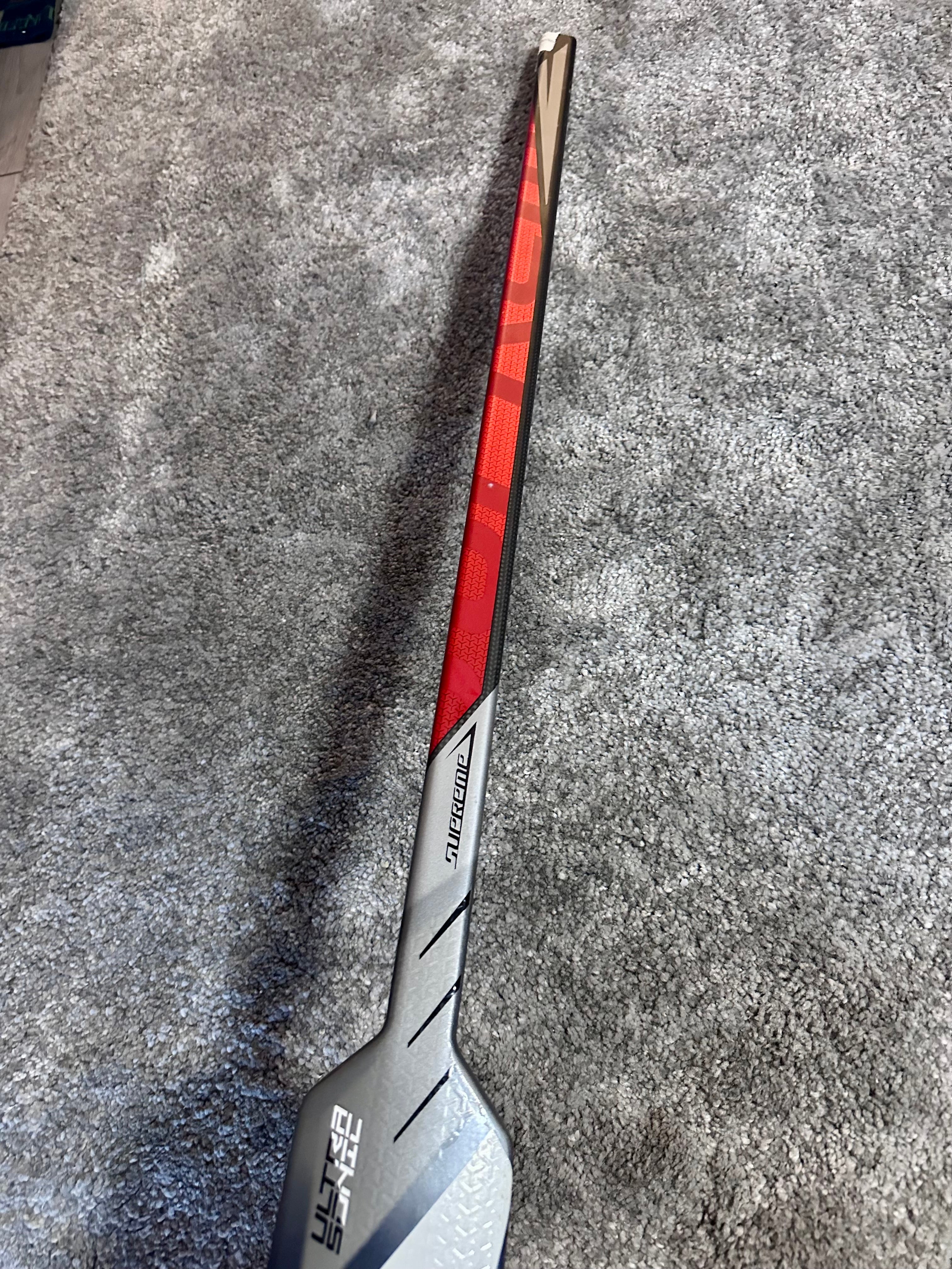 New NCAA Bauer Ultrsonic 25” Full Right Pro Stock Goalie Stick
