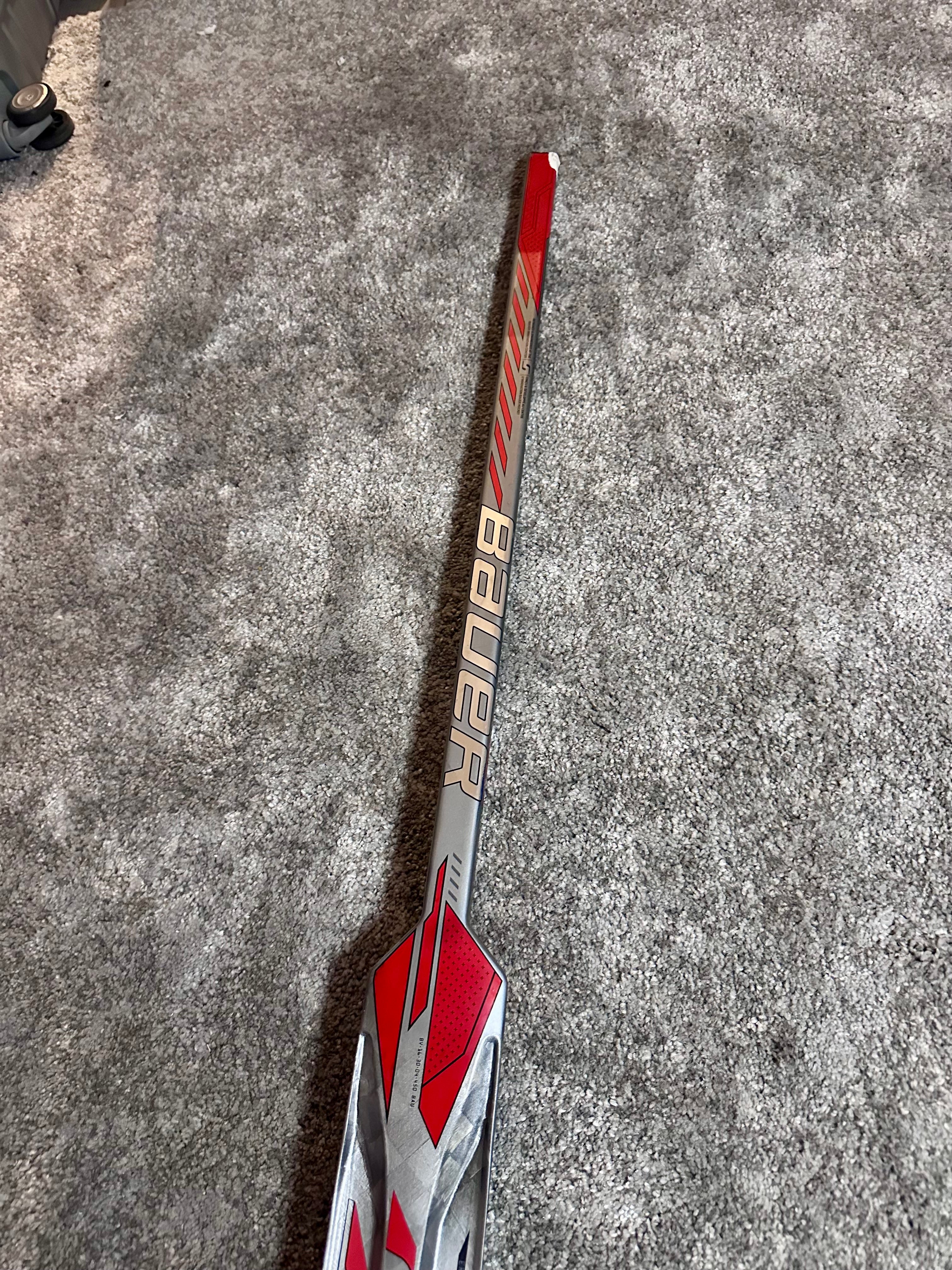 NCAA Bauer mach Full Right 25" Pro Stock Goalie Stick