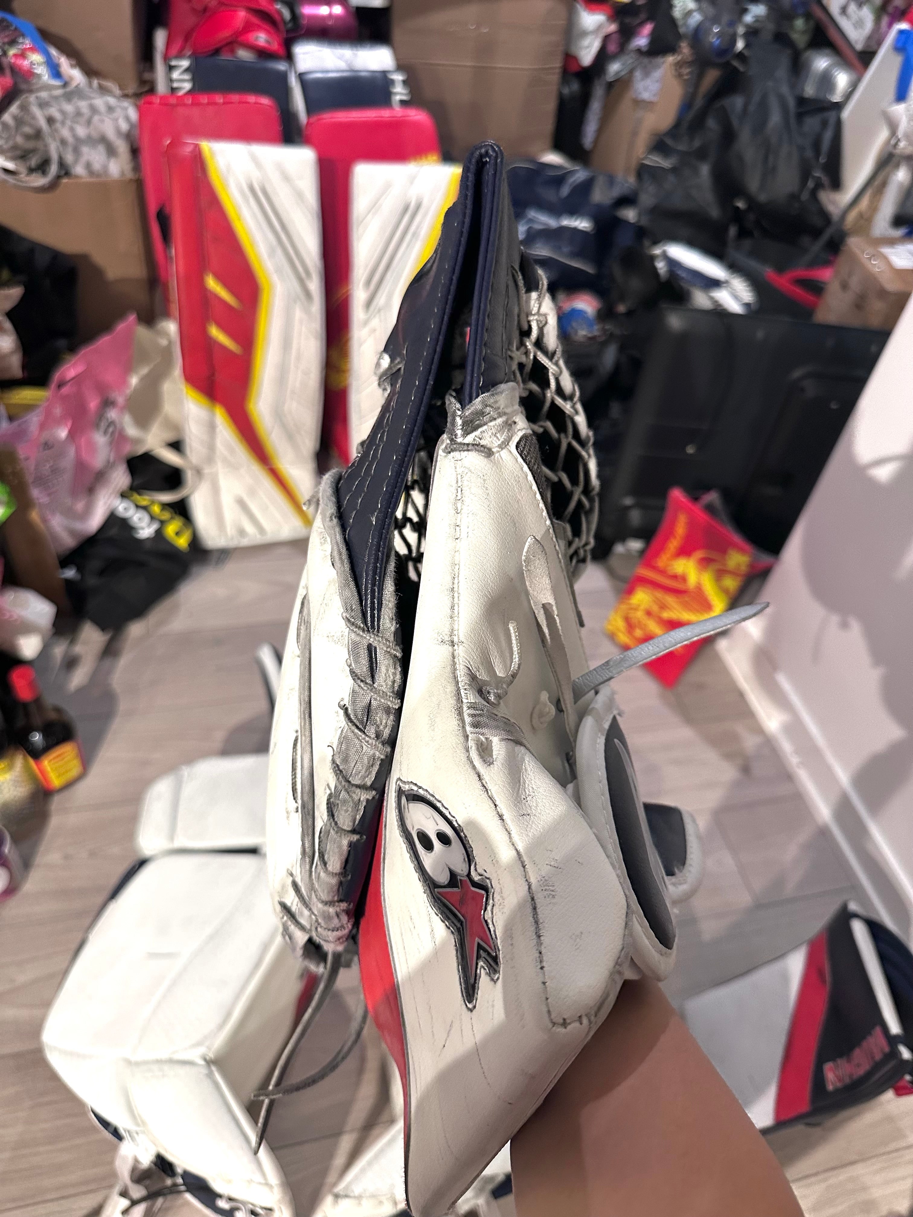 NCAA Brian’s / Vaughn Custom Optik 2 32+1 Full Right Pro Stock Goalie Full Set
